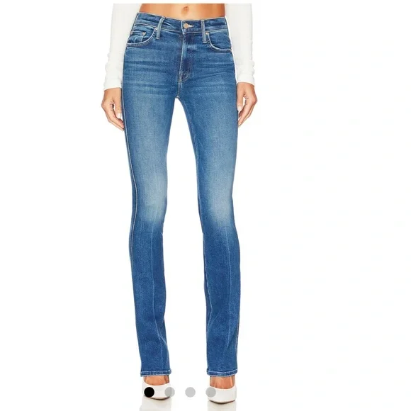 Mother The Double Insider Heel Jeans size 25 in Opposites Attract - Picture 2 of 8